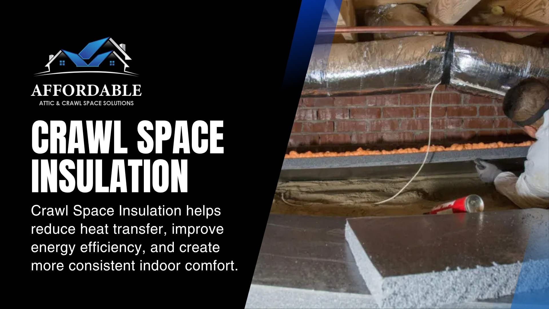 Crawl space insulation in Puyallup, WA