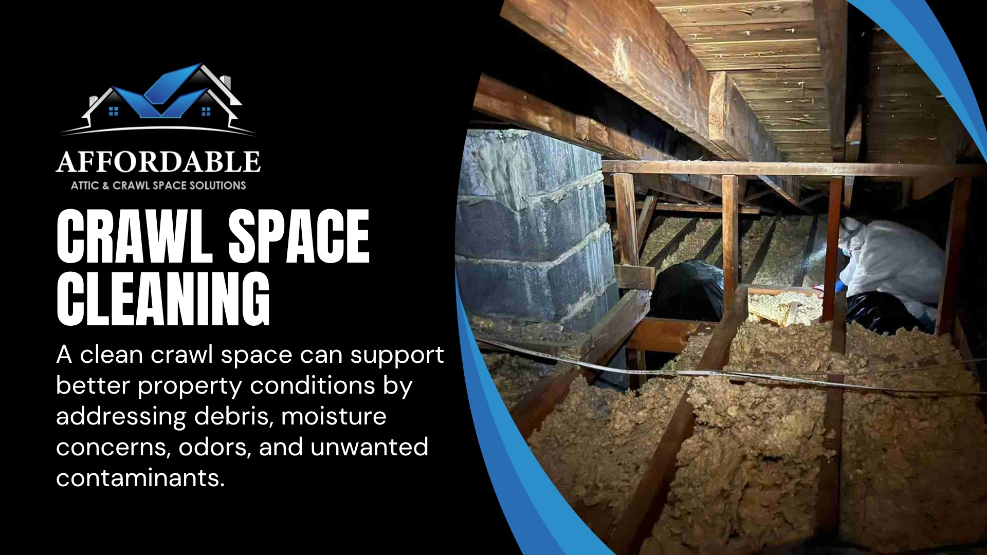 Crawl space cleaning in Puyallup